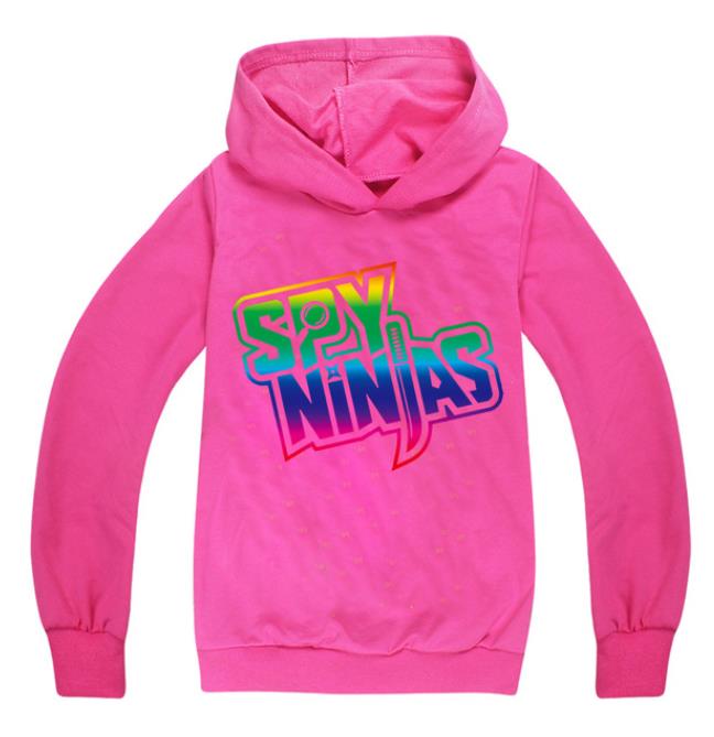 Nye Spy Ninjas Børnetøj Bomuld Hættetrøje Streetwear Sweatshirt Tegneserie Pullover Hip Hop Teenager Drenge Piger Tøj