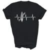 Kajak Herzschlag See Wasser Kajakfahren Kanufahren Unisex Shirt Geschenk