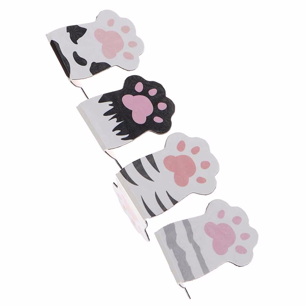 Clip School Supply Office Supply Cat Paw Books Marker Magnetic Bookmarks Book Labels Paper Clip