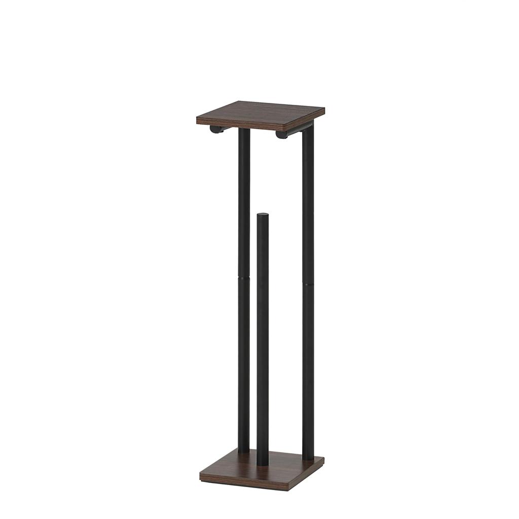 Sunny Point Slim Freestanding Wooden Toilet Paper Holder and Storage Shelf Black Set of 1 Direct from Japan