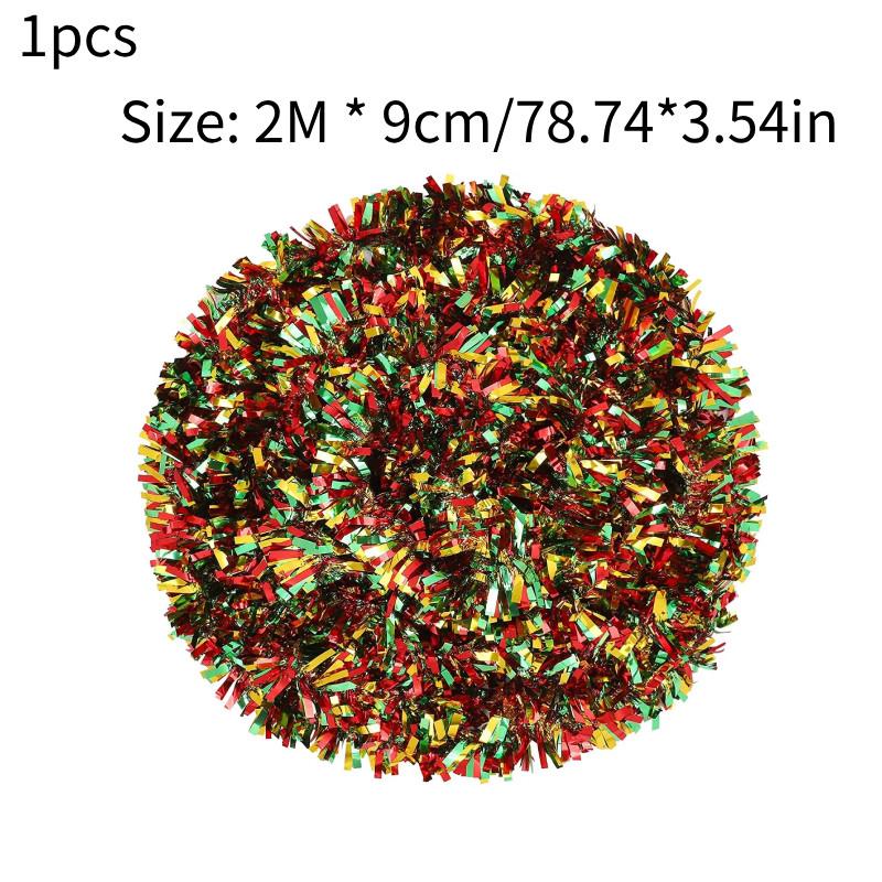 

Гирлянда Рождественская Мишура Роскошная Густая Новогодняя Елка Дом Праздничное Украшение для Вечеринки 2м