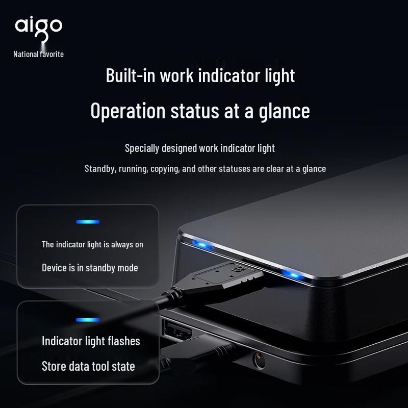 Aigo HD809 2TB USB 3.0 Portable External Hard Drive
