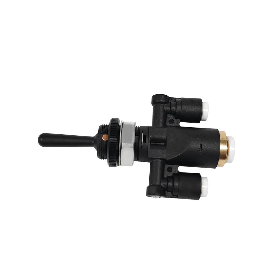 Air Window Toggle Valve Switch 1/4 Fits for Peterbilt 379 & Kenworth Trucks, Replacement 818-0007-000, 8180007000