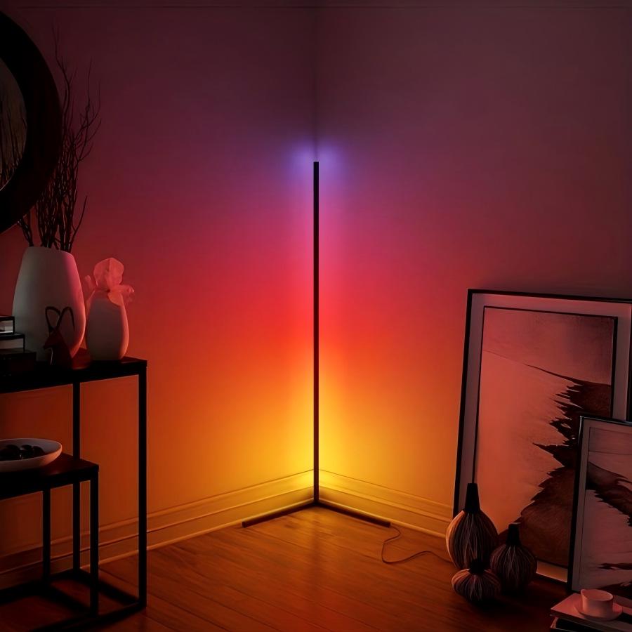 Dreamy Marquee Smart RGBIC Corner Floor Lamp with APP Remote Control - Night Light & Home Decor