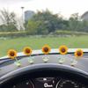 Creative Car Ornaments Shaking Head Cute Fresh Sunflower Center Console Rearview Mirror Ornaments Car Accessories Ladies Gifts
