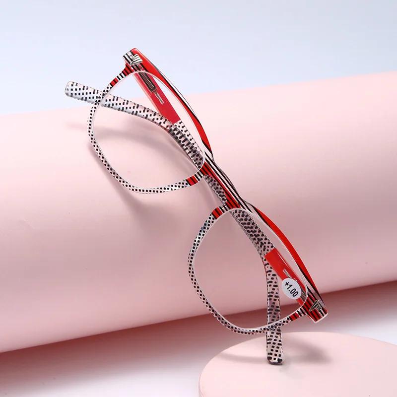 Retro Glasses for Women Men Ultra Light Presbyopia Glasses Comfortable HD Reading Eyeglasses Stylish Women's Reading Glasses Gafas