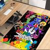 Benutzerdefinierter Teppich mit Regenbogenfreunde-Aufdruck, für Bürostuhl Wohnzimmer Schlafzimmer Küchenraum Dekoration Geschenke.