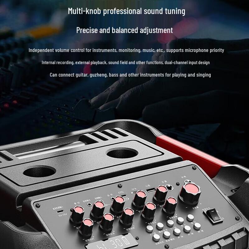 W-King K10 100W Outdoor Portable Bluetooth Speaker CN Plug (adapter Included)
