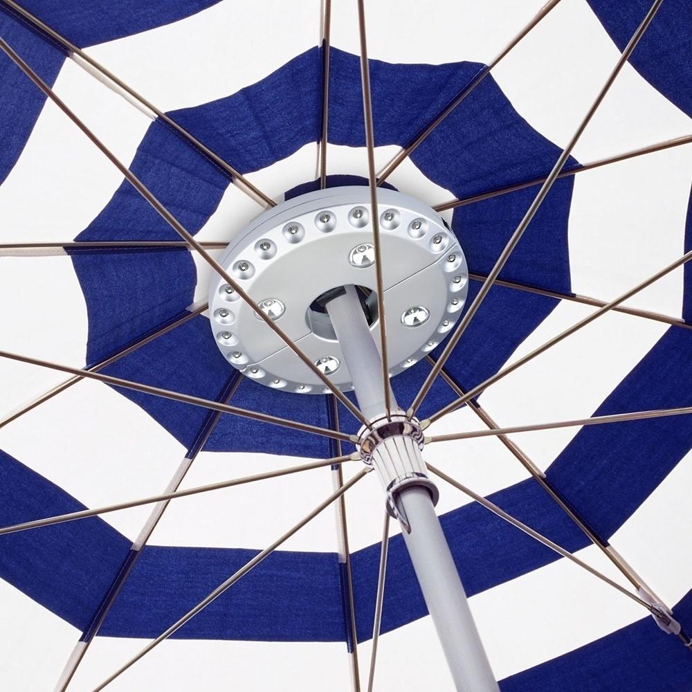 Fashion Parasol Led Light 3 Level Dimming 28 Led Pure White Camping Outdoor Tents