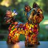 Yorkshire Terrier Lamp, Boxer Dog Lamp, Dog Series Art Night Light, Cute Pet Dogs Themed LED Table Lamps with Warm Ambient Glow, Fun Gift for Dogs