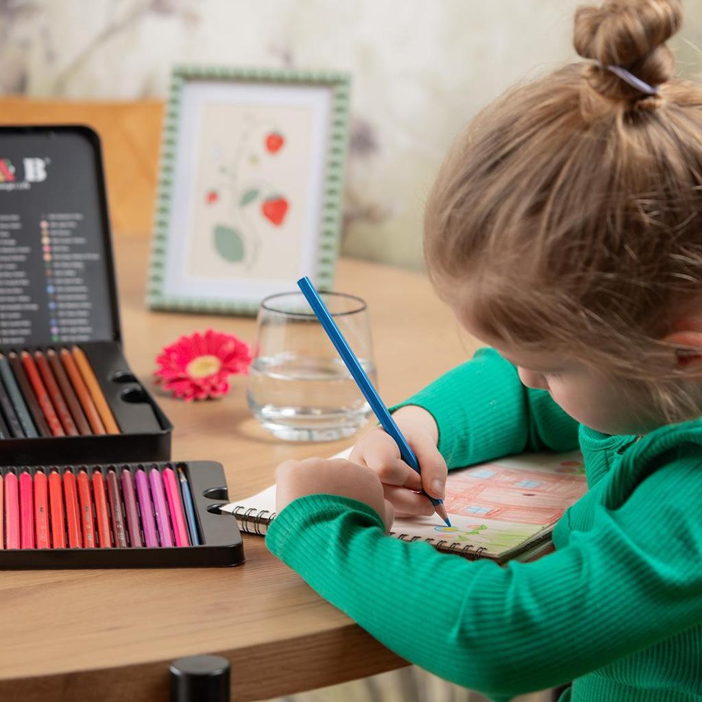 Watercolor Crayons 48 Crayon Set Professional Color Crayons