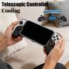 Manette de téléphone portable 2 en 1 Type C Refroidissement Manette de jeu pour téléphone Double joystick 300 mAh pour téléphone iPhone/Android pour Switch PC