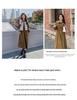 Women's Spring 2024 Long Sleeve Shirt Dress with Fashionable Vest - Two-Piece Set