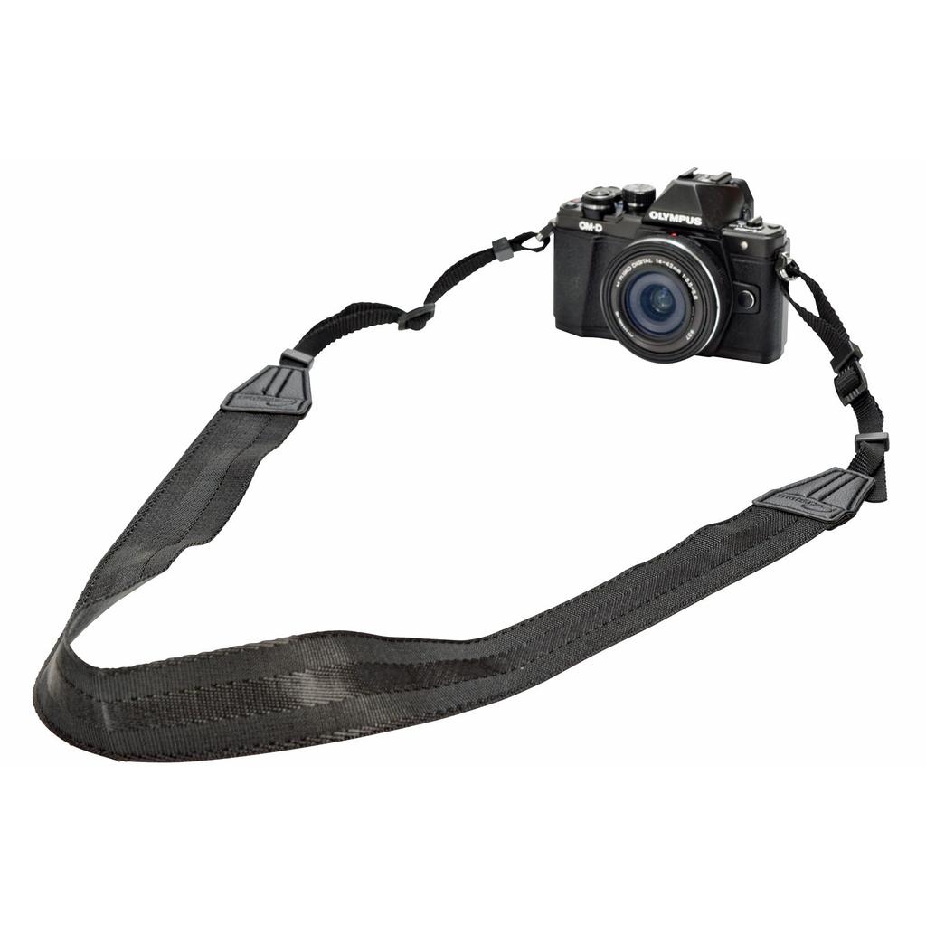 Camera Strap SLR Glide Shoulder Strap for SLR Camera Neck Hanging Diagonal Hanging Adjustable Length Black [ETSUMI] VE-2514
