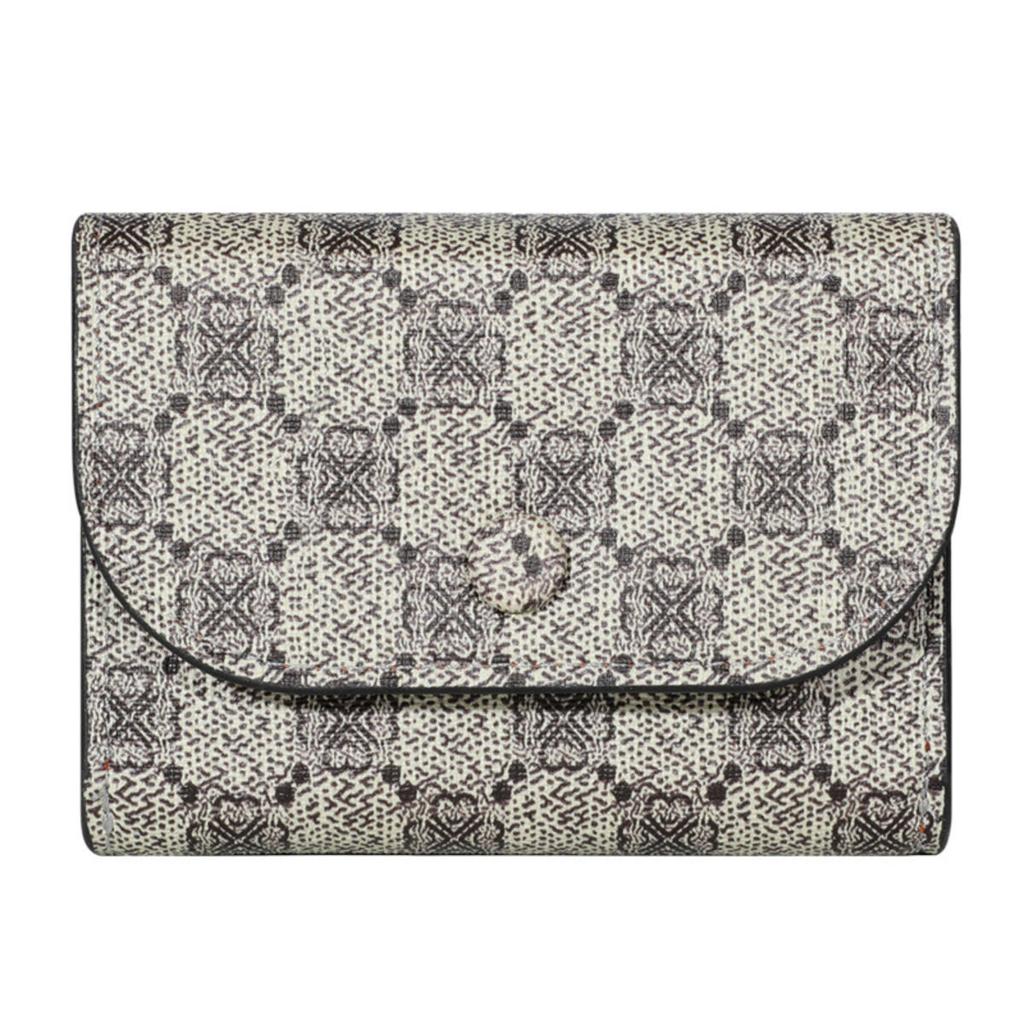 Retro Printed Women Short Wallet Multi Slot Large Capacity Coin Purse PU Leather Money Pouch Credit Card Holder Fashion Handbag