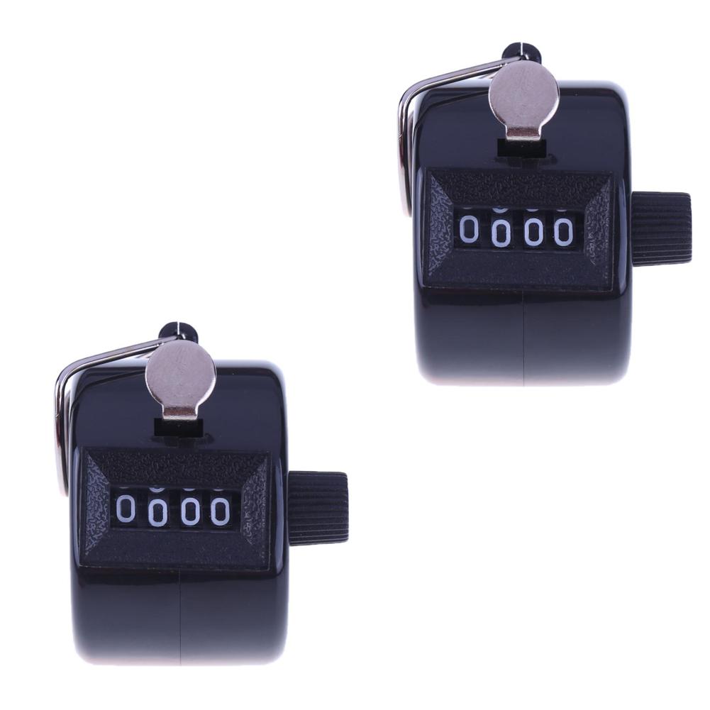 4 Digit Number Hand Held Tally Counter Digital Golf Clicker Manual Training Counting Counter Digit Mechanical Counter