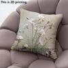 Floral  Mushroom Print Throw Pillow Covers Pattern Cushion Cover Suitable For Sofa Bedroom Car Pillow Cover