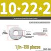Extra Large Galvanized Metal Flat Washer - Thickened Round Screw Washer M6-M16