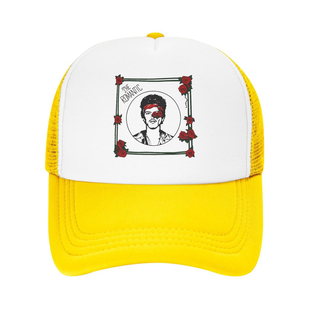 Bruno Mars The RoUnisextic Tour Sun Hats Casual Baseball Cap Spring Trucker Hat Breathable Hippie Snapback Cap Unisex Women