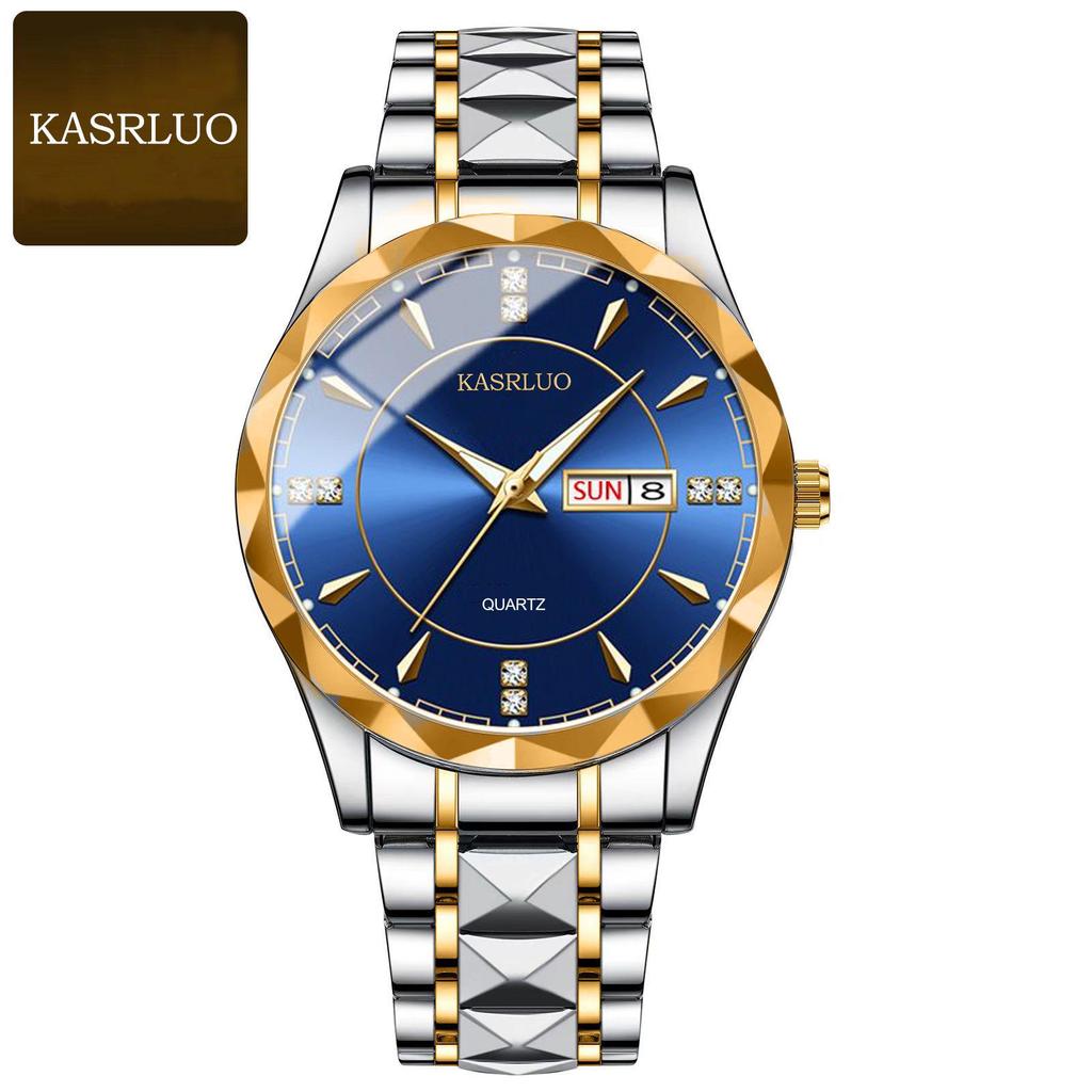 Casarole Trendy Men's Waterproof Alloy Calendar Quartz Watch - TikTok Bestseller