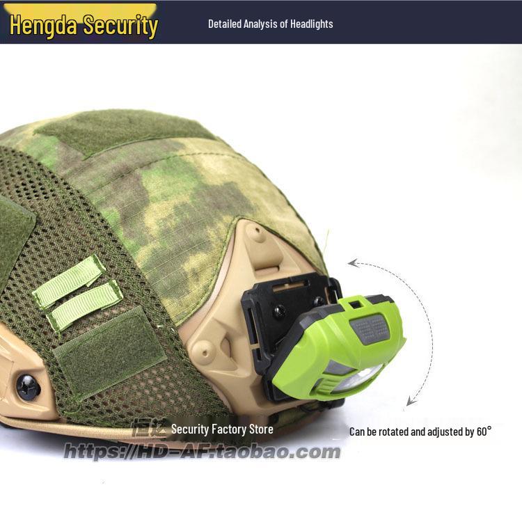 M88 Waterproof USB Rechargeable Headlamp with Mickey Bracket and Hand-Wave Induction Signal Light