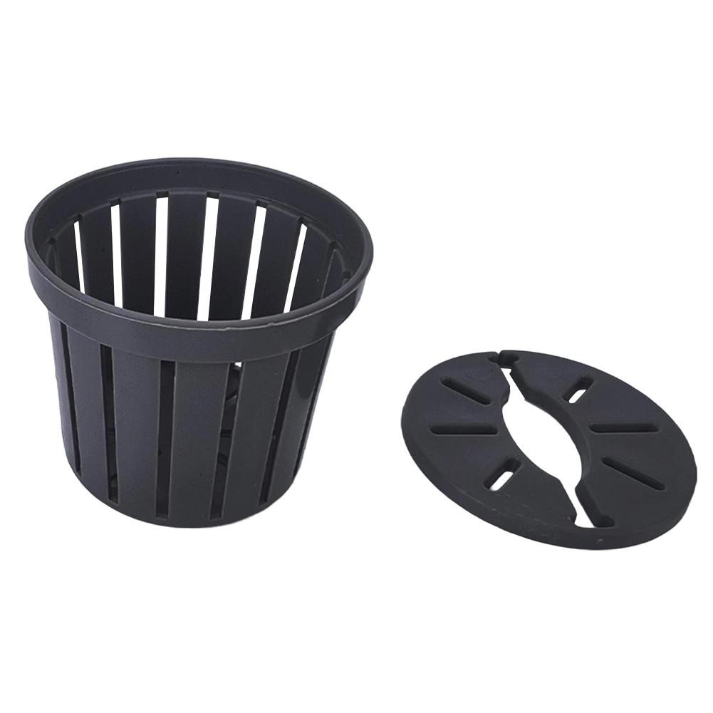 12Pcs Aquarium Plant Holder Multi-Function Porous Planting Basket Anti Floating Aquarium Plant Cup for Aquarium Decoration