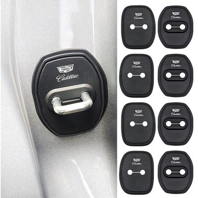4 Pieces Car Door Lock Buffer Silicone Rubber Pad Accessories Stickers for Escalade DTS XT5 XTS ATS BLS CT4 CTS SLR SLS
