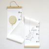 Baby Height Ruler Cartoon Pattern No Odor Cloth Removable Baby Growth Ruler for Children