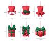 Christmas Decorations Mini Christmas Gift Bag Christmas Hat Small Ornaments Christmas Tree Hanging Decorations