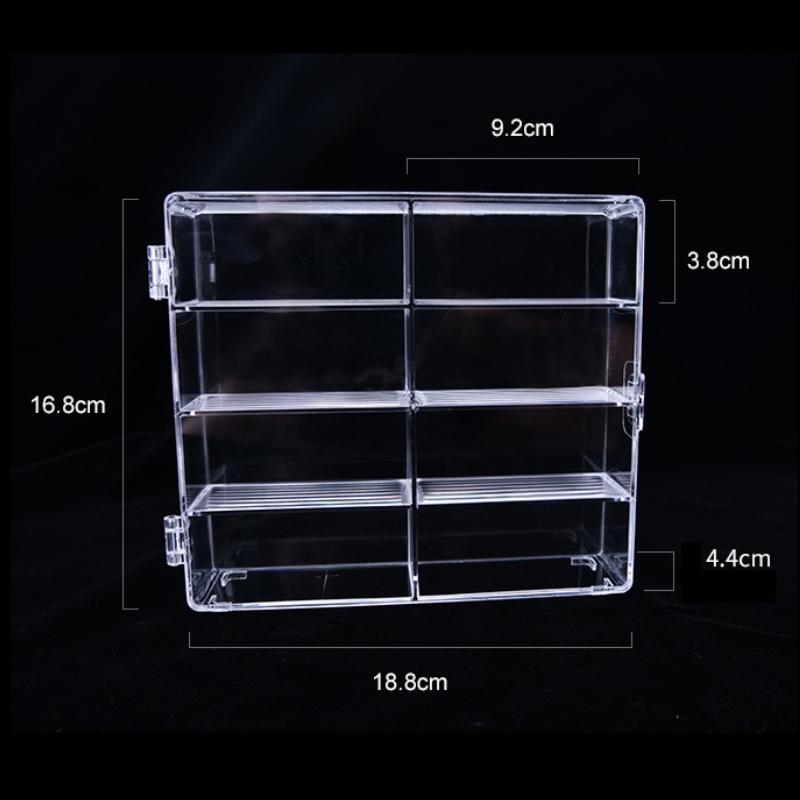 

6/12 Grid Acrylic Display Case Cabinet Stand Storage Box Display Showcase Shelf for Toys Rock Stone Collectibles&Action Figure