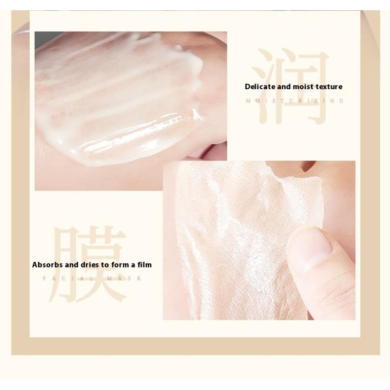 Qizi Powder Eggshell Mask Hydrating Moisturizing Firming Moisturizing Brightening Skin Color White and Tender Smear Mask