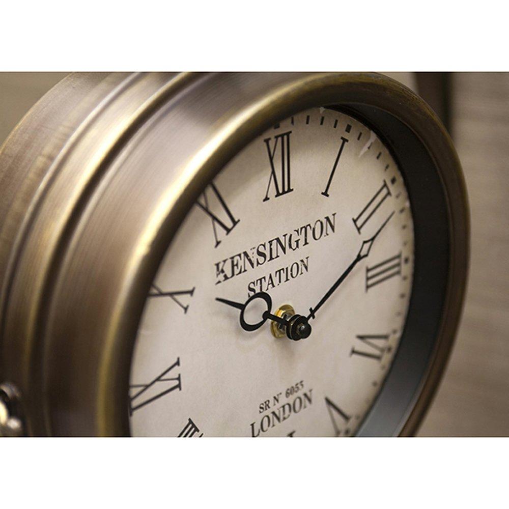 Akizuki Boeki Wall Hanging Double Sided Clock Station Clock Wall Store Wall Clock Station Antique European Retro Style Imported W32 X D10 X H36cm X