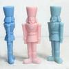 2026New 3D Nutcracker Silicone Candle Mold for DIY Dinner Soy Wax Christmas Scented Ornaments Christmas Decorative Kitchen Craft