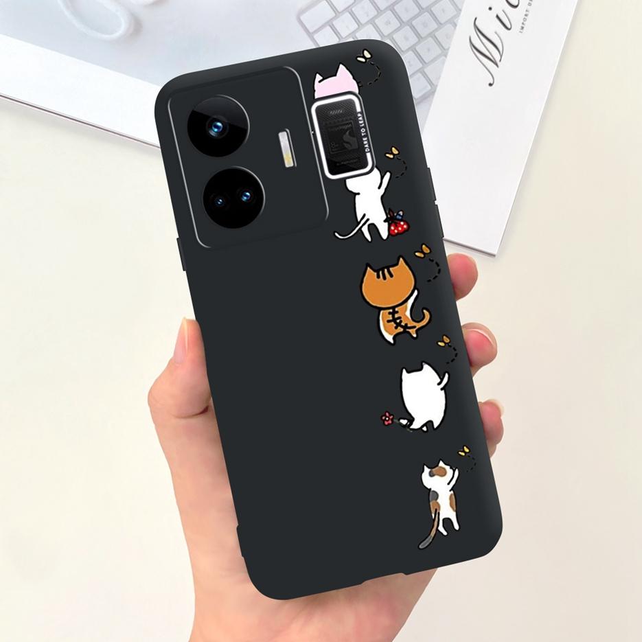 For Realme GT Neo 5 Case RMX3706 Stylish Art Painted Back Cover Soft TPU Phone Case For Realme GT Neo5 240W Fundas 6.74'' Bumper