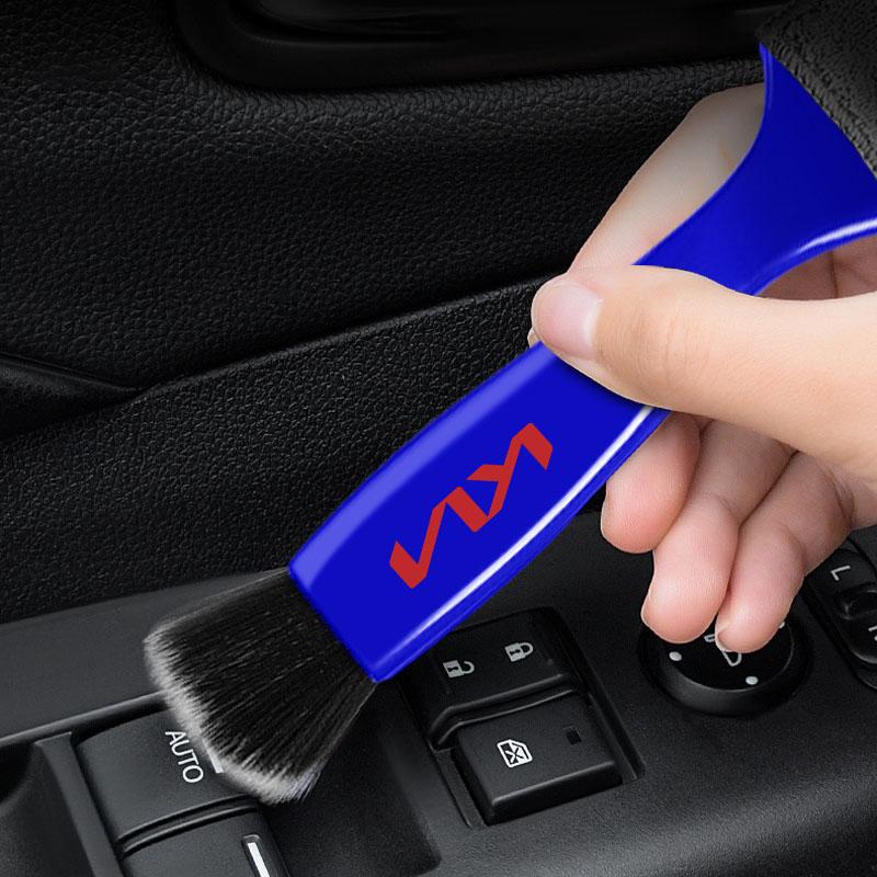 Car Air Conditioner Vent Cleaning Brush Auto Car Accessories For KIA Sportage Rio 3 Soul Optima Ceed Pro K5 K2 Pride