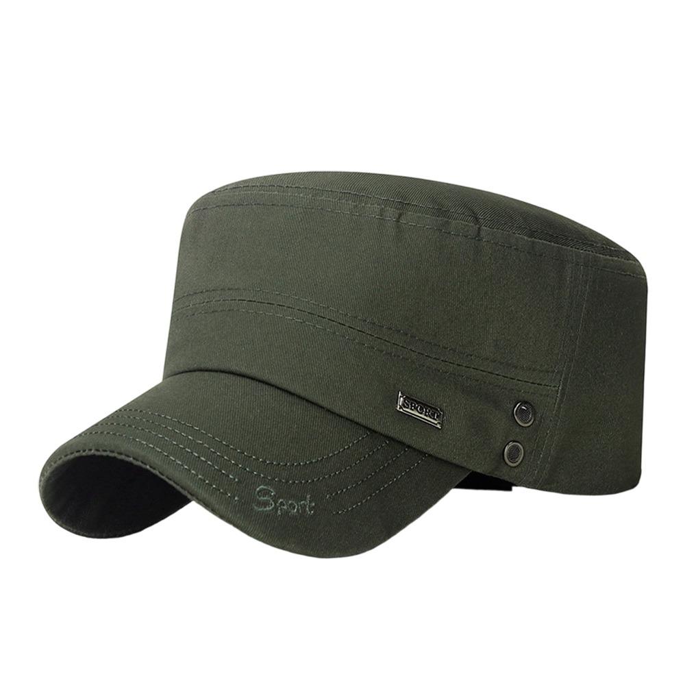 Fashion Anti-UV Fishing Hat Casual Retro Baseball Cap Outdoor Sunscreen Cotton Peaked cap Spring Summer зелёный