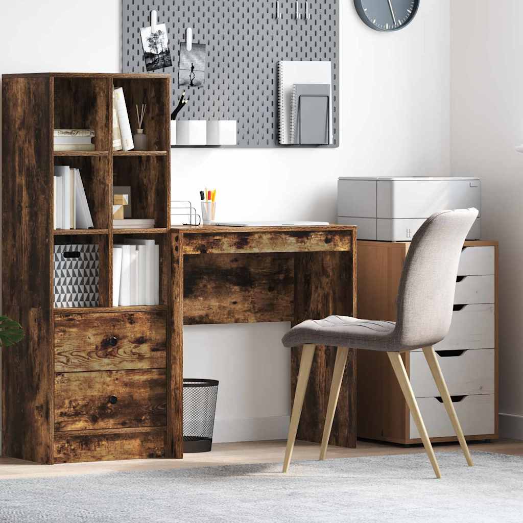vidaXL Schreibtisch Geräucherte Eiche 70 x 40 x 76 cm braun