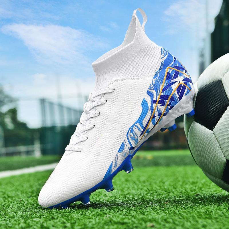 33-45 Herren Langnagel High Top Fußballschuhe Trainingsschuhe Kinderfußballschuhe