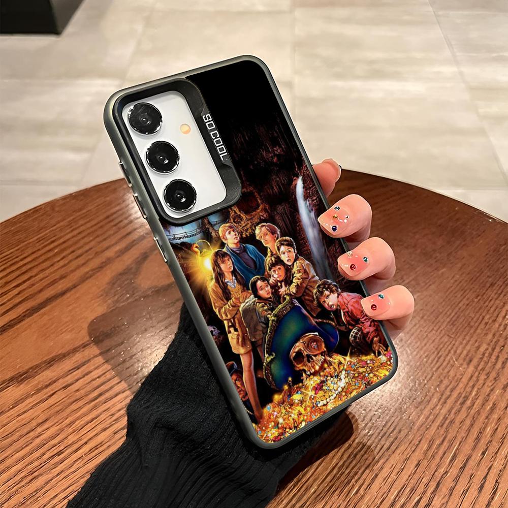 The Goonies Phone Case For Samsung Galaxy S24 S23 S22 S21 S20 Note20 Ultra Plus Fe colored silver Cover