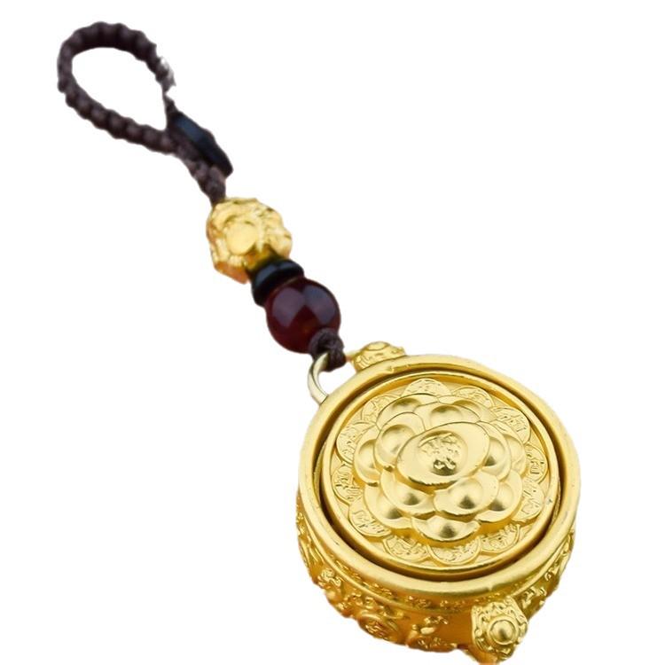 Zodiac Lucky Charm Rotating Pendant Keychain - Hot Selling Treasure Pot Design