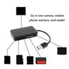 6 in 1 Memory Card Reader USB Card Reader for MS Card Reader Adapter for Camera Mobile Laptop Laptop Accessories