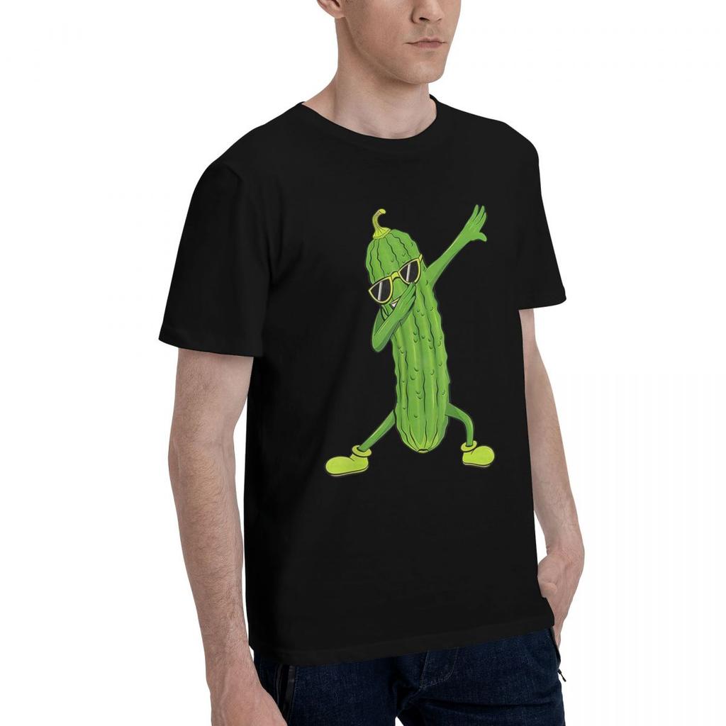 Dabbing Pickle Dancing Cucumber Lover 100 Cotton Casual Breathable Confortable Tshirt Mens Clothing Brands Men Clothes