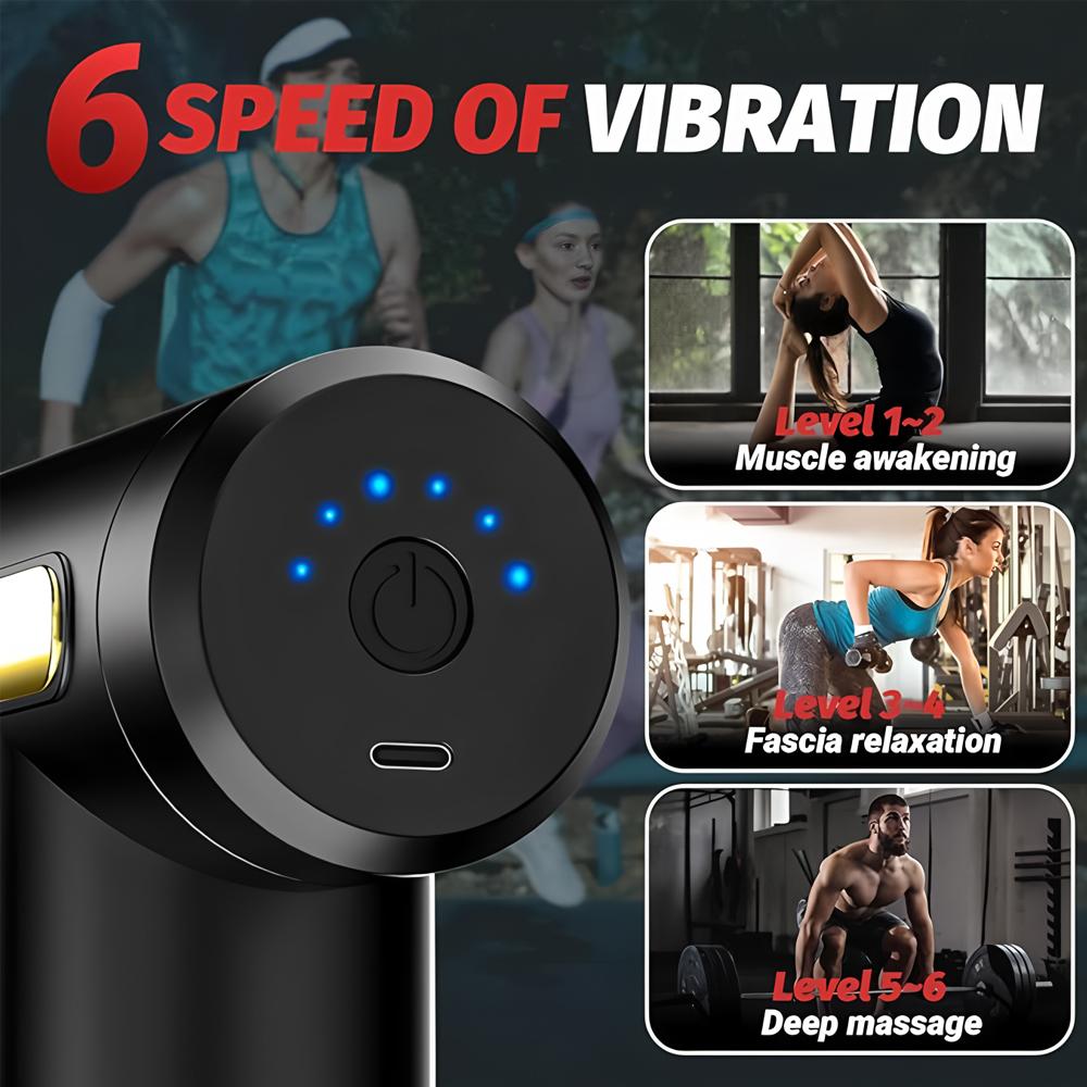 Mini Muscle Massage Gun Protable Body Massager Deep Handheld Percussion Massager For Body Back And Neck Leg relaxation fitness