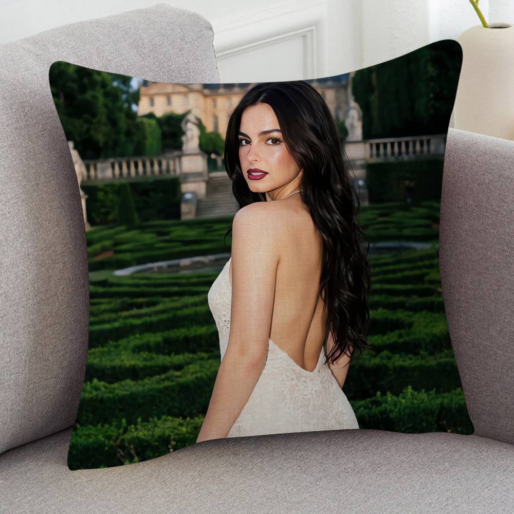Singer Addison Rae Game For Cartoon Print Peripheral Pillow Case Cushion Cover Home Decor Birthday Gift Pillowcover