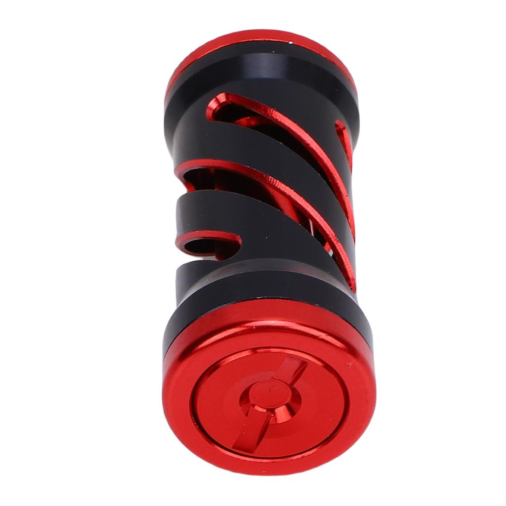 Knob Replacement for S Fishing Reel Lightweight Anti Slip Alloy Fishing Reel Handle Knob with Fittings Black Red