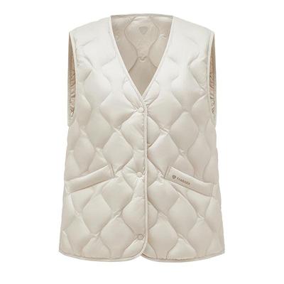Tanbor Women's Lightweight V-Neck Down Vest