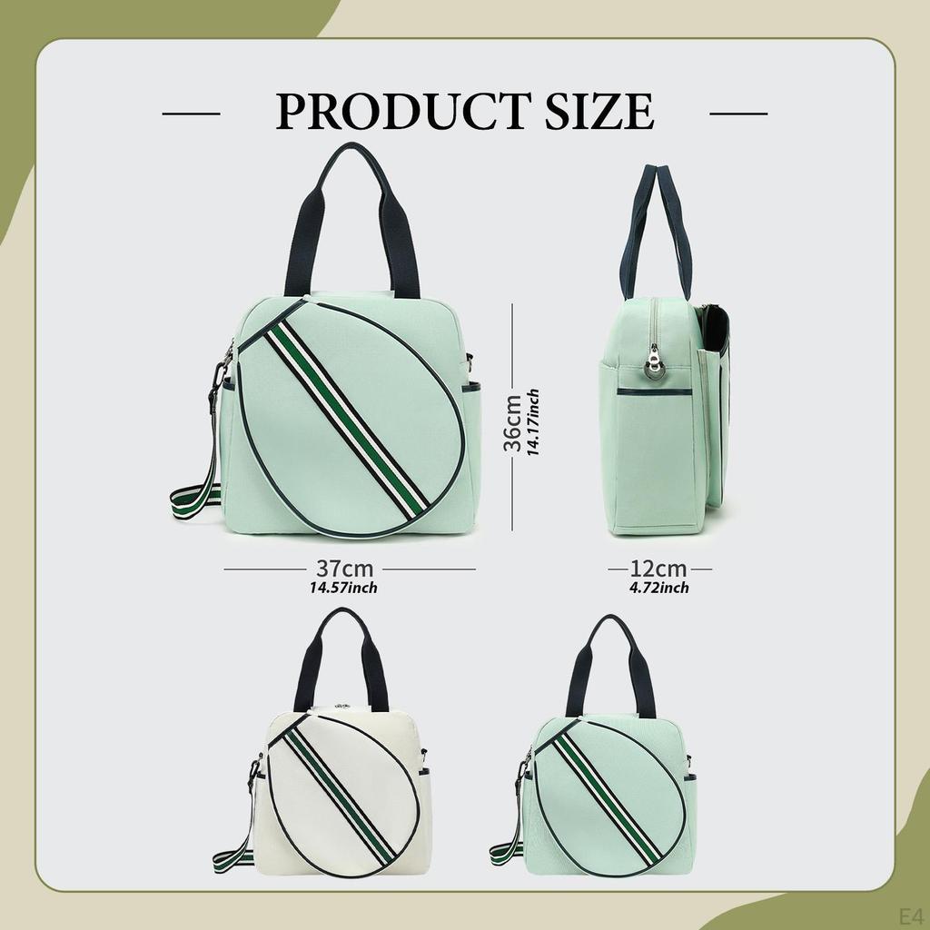 Borsa da Palestra per Tennis Portaracchette da Badminton Borsa a Mano per Racchette Borsa Tote Portaoggetti per Palline Accessori