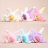 Vinyl Doll Plush Toy Lying Down Pajamas Little Angel Doll Pendant Keychain Doll Girl Bag Pendant