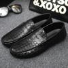 Genuine Leather Luxury Brand Italian Men Loafers MenCasual Shoes Breathable Slip on Men Driving Shoes  Moccasins Chaussure Homme