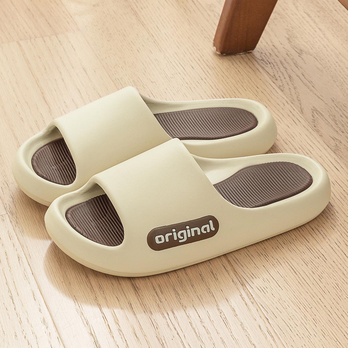 

Женские нескользящие тапочки на толстой подошве для дома и ванной - Прохладные, удобные летние тапочки для уникального ощущения при ходьбе 40-41 (fits size 39-40) хаки